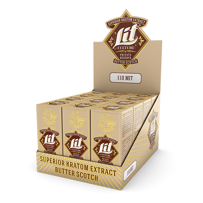 Lit Culture Kratom Extract Shot | Butterscotch