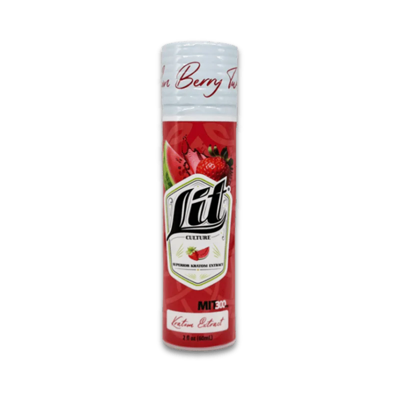 Lit Culture 300 MIT Kratom Shot – Melon Berry Twist Flavor