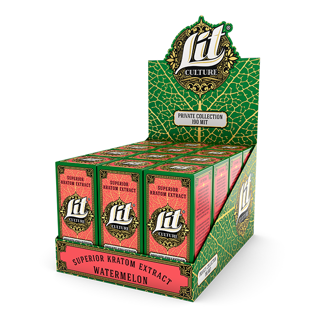 Lit Culture Watermelon Kratom Extract - 316 mg Extract | 190 MIT