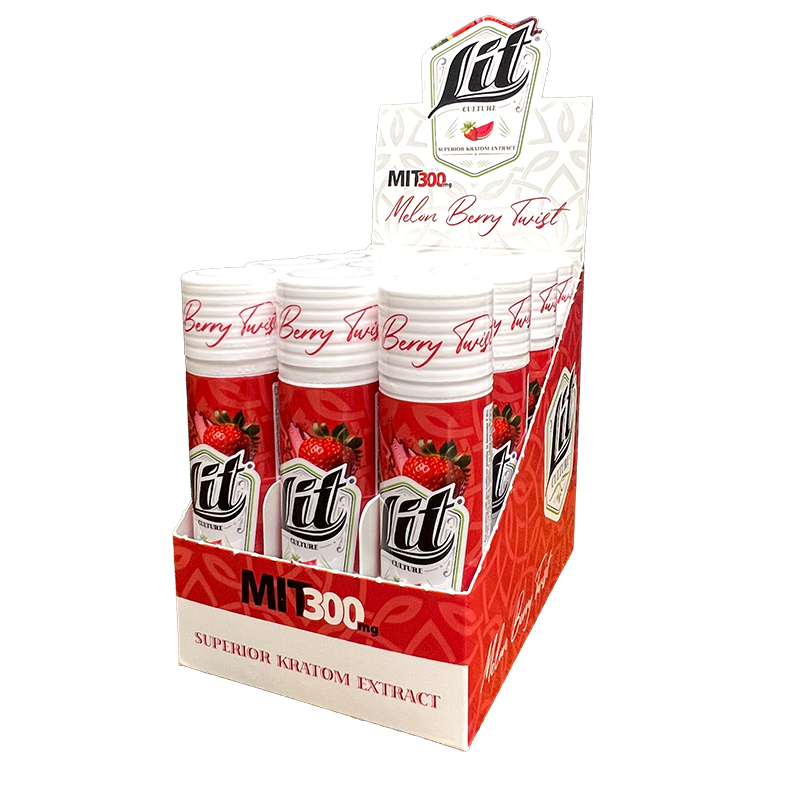 Lit Culture Melon Berry Twist Kratom Extract Shot